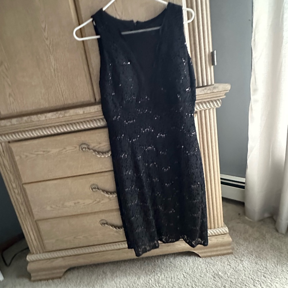 Elegant Black Lace Dress